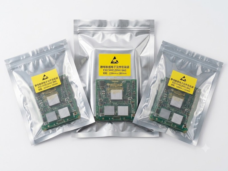 Jenson Packing Electronic Shielding Bags — ESD Anti-Static Packaging for Electronics Manufacturer